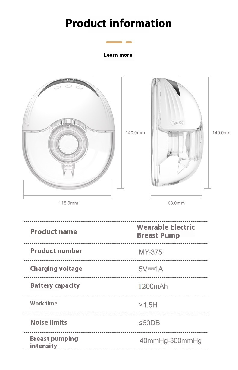 Breastfeeding IS easier with our Wearable Hands-Free Electric Breast Pump